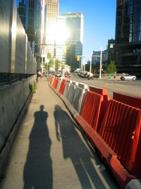 Walking around Canada Place during Canada Day